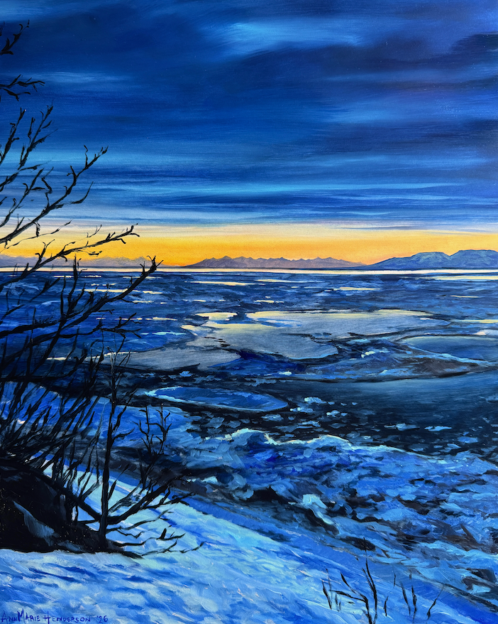 "Cook Inlet Sea Ice" Print
