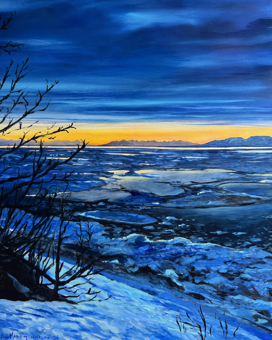 "Cook Inlet Sea Ice" Print