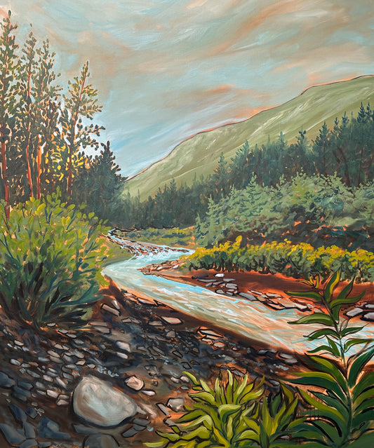 "Crow Creek" Canvas Print