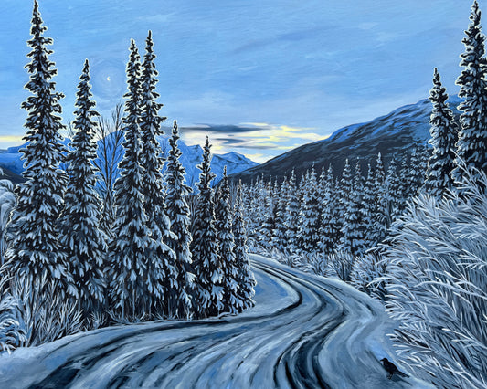 ORIGINAL "Road to Eklutna" 30x40 in